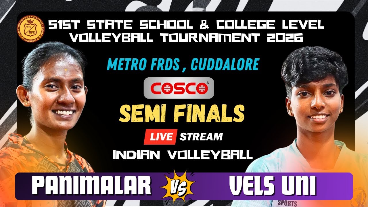 2nd Semifinals 🔥SDAT Vs Panimalar | HD Live | Metro Frds | State Level Volleyball Tournament 2026