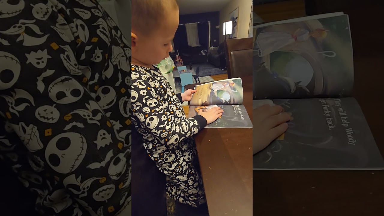 Michael reads toy story 4 #forky