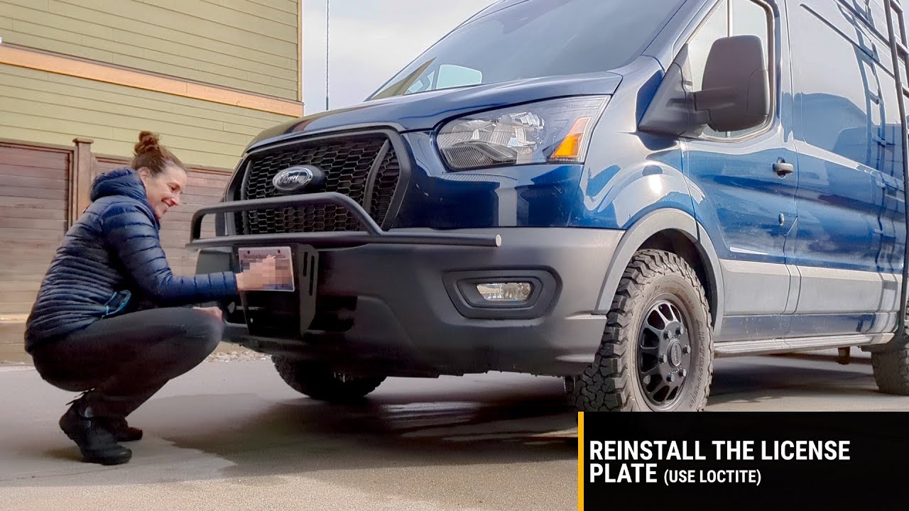 Ford Transit Nudge Bar Installation