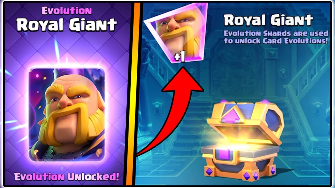 ROYAL GIANT EVOLUTION IN CLASH ROYALE | EVOLUTION UPDATE!