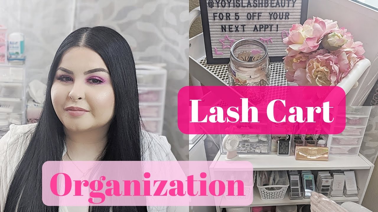 Eyelash Extensions Lash Cart/ Organization