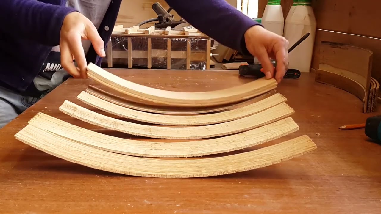Wooden fruit vase  / women's carpentry