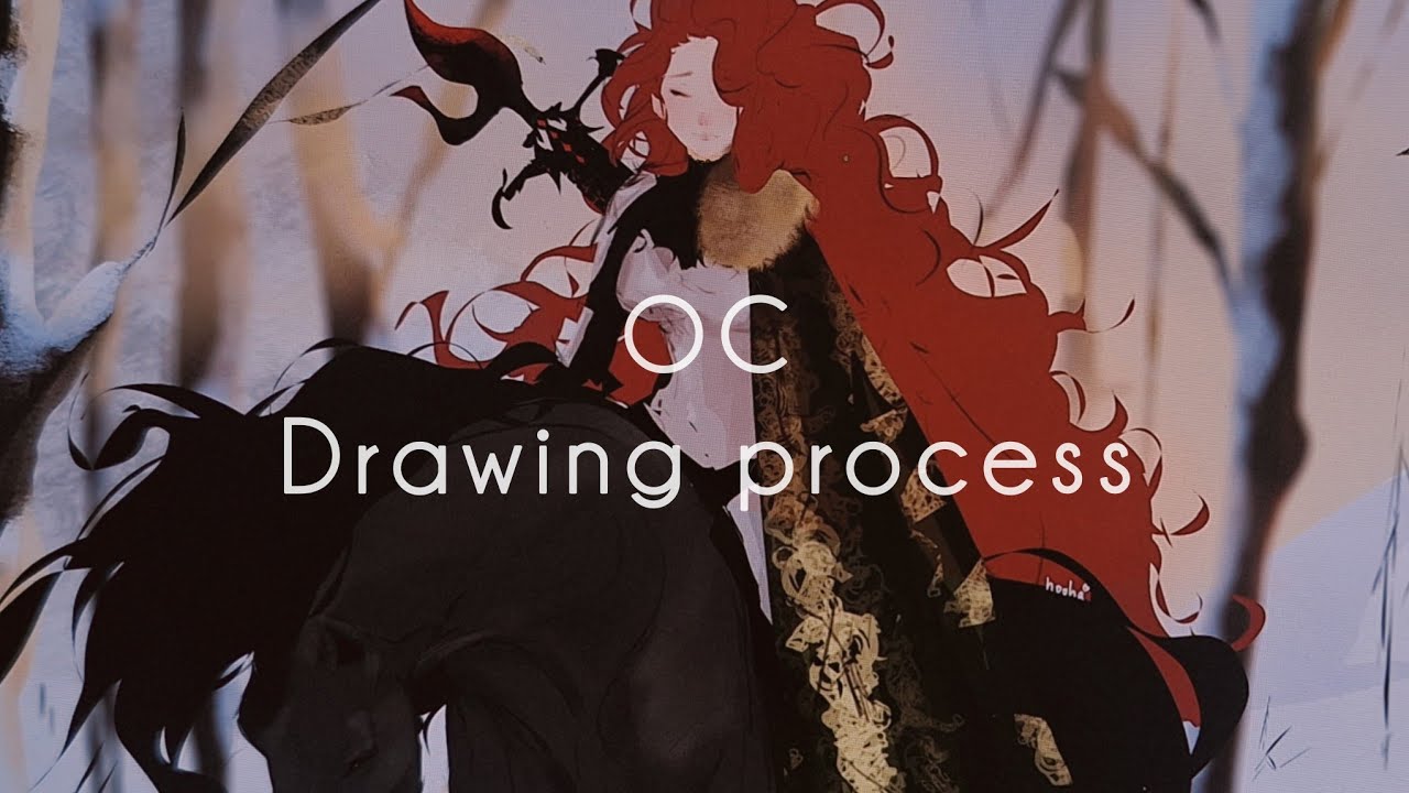 Krita Sketch & Speedpaint: How I Draw My OC