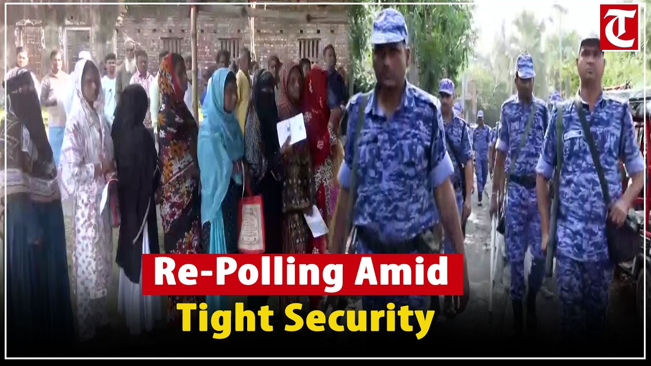 WB Elections: Magrahat Paschim Voting Begins | Heavy Security & Re-Polling in South 24 Parganas