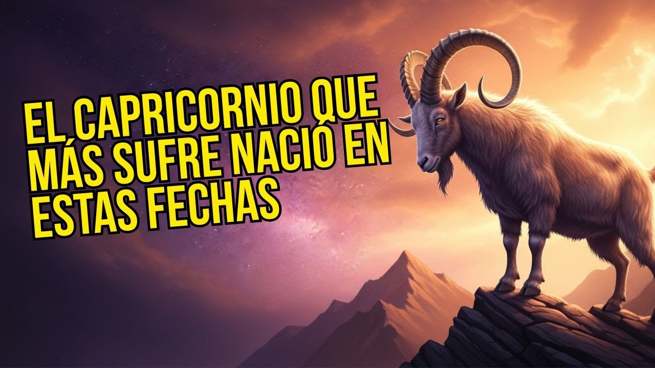 No sé si ya lo sabéis, pero Capricornio Que Más Sufre Nación en Estas Fecha