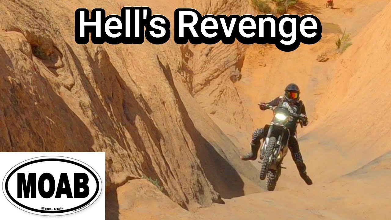 Hell's Revenge, Trail #5 Moab Motorcycle trail guide #ktm 300xcw