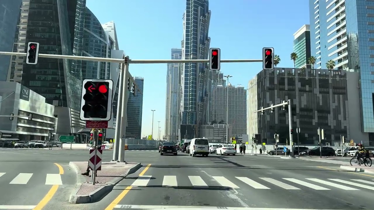 Downtown Dubai to Al Manara 🇦🇪 | Burj Khalifa to Jumeirah Drive | 4K 60FPS 20  February 2026