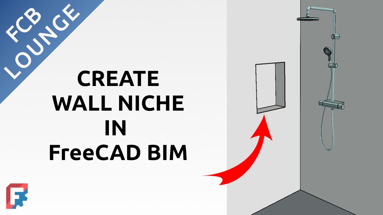 Создание ниши в стене в FreeCAD BIM