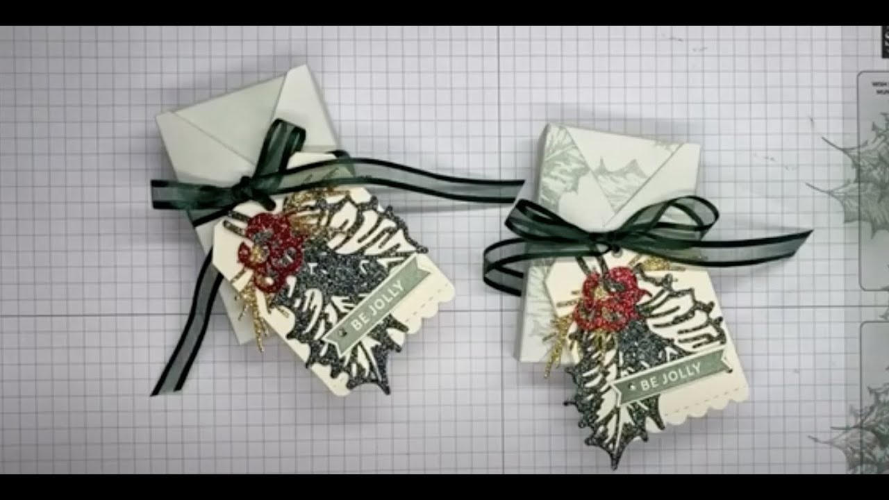 Stampin’ Up! Celebrate With Tags Christmas Envelope Treat Box Tutorial