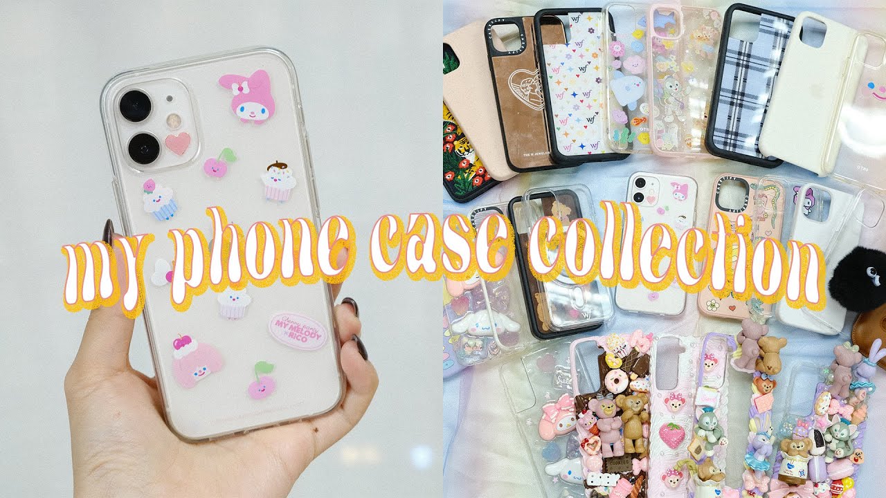 ✨my phone case collection✨ iphone 12 mini, iphone 11, galaxy s21, galaxy z flip