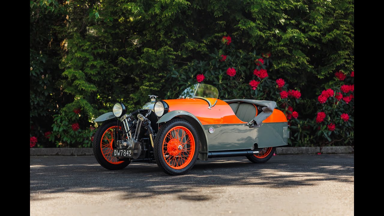 1932 Morgan Aero Super Sports 3 Wheeler - Cold Start and Driving
