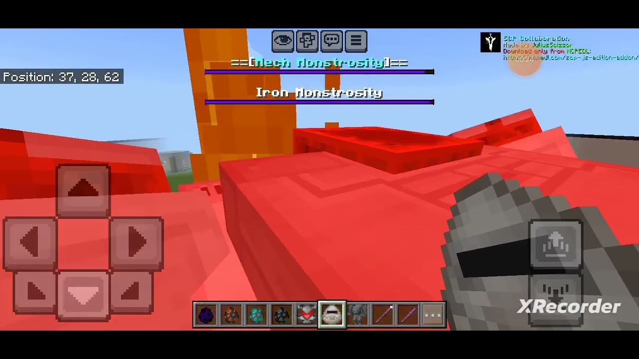 Mech monstrosity vs 3 strongest mech (Minecraft mob battle)