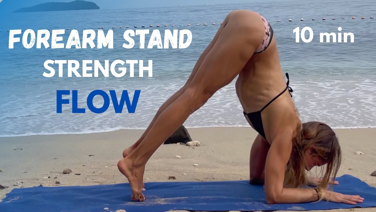 Развитие силы стойки на предплечьях — 10 минут йоги