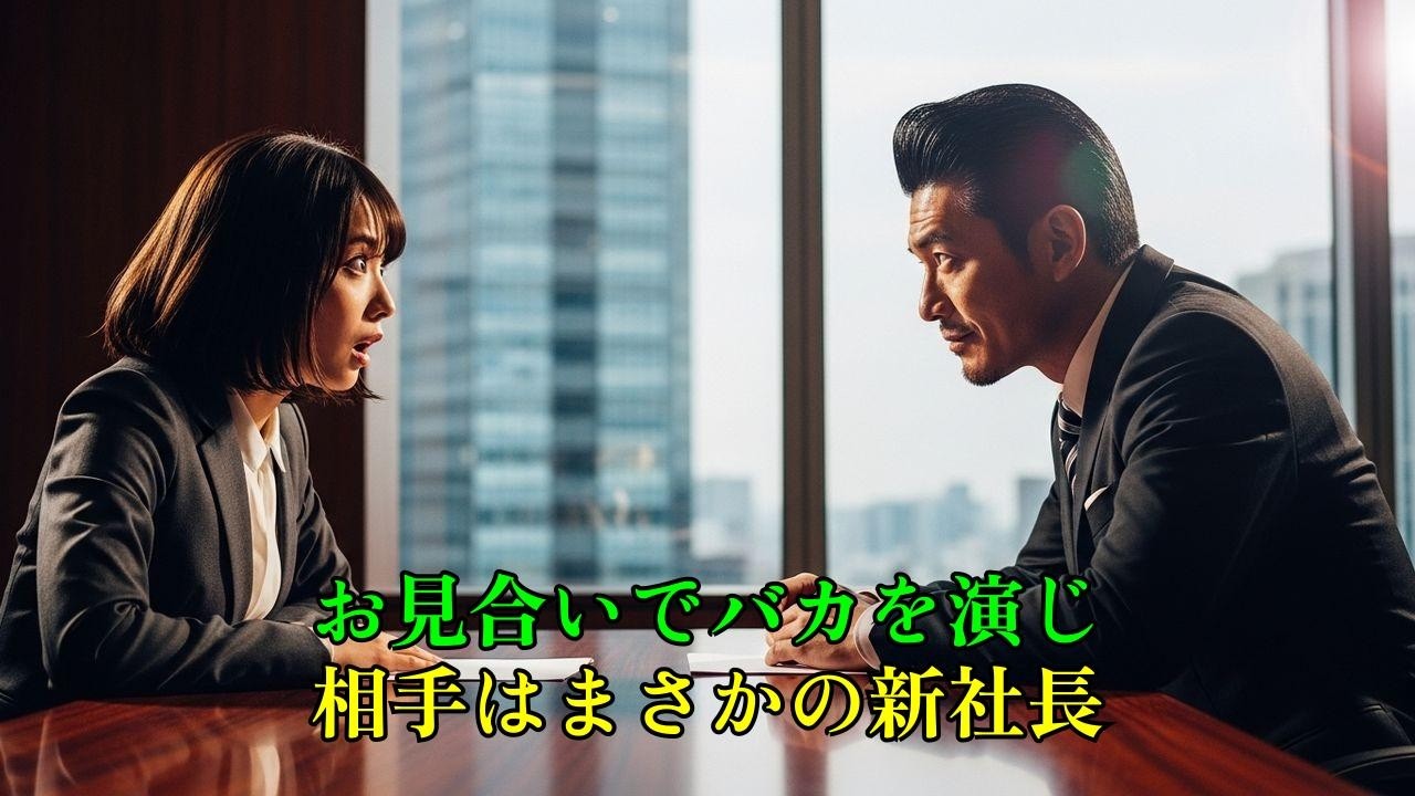 お見合いでバカなふりをした女...翌日、会社で再会した相手は新任CEOだった！？