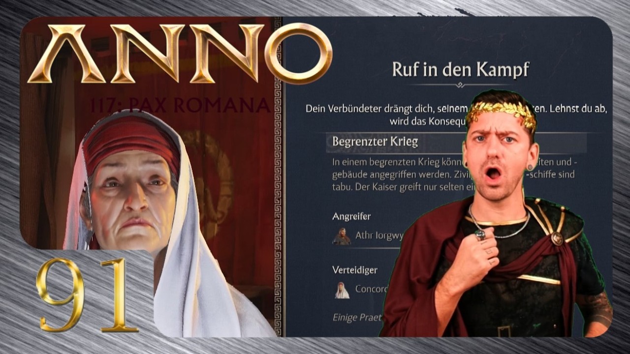 ANNO 117 - 91 - Plötzlich zieht ein Sturm auf [German / Let's Play]