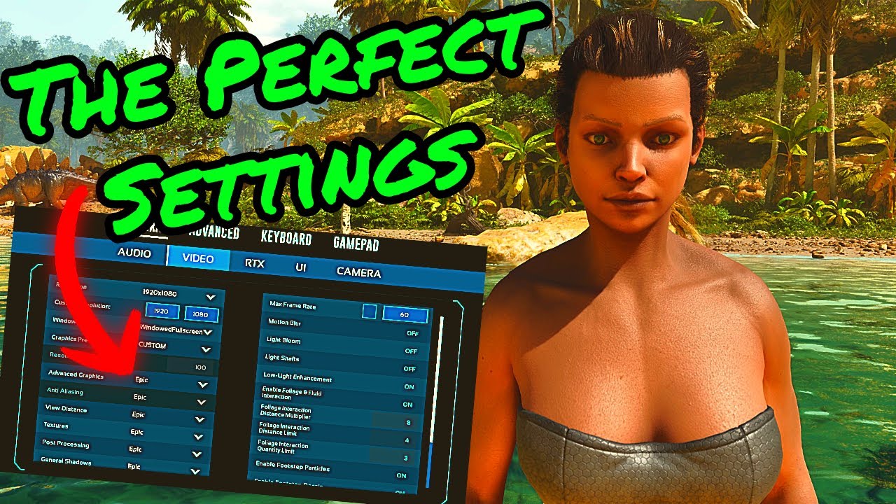 Ark Survival Ascended: как получить ИДЕАЛЬНЫЕ настройки! Настройки игры, чтобы игра работала ПЛАВНО