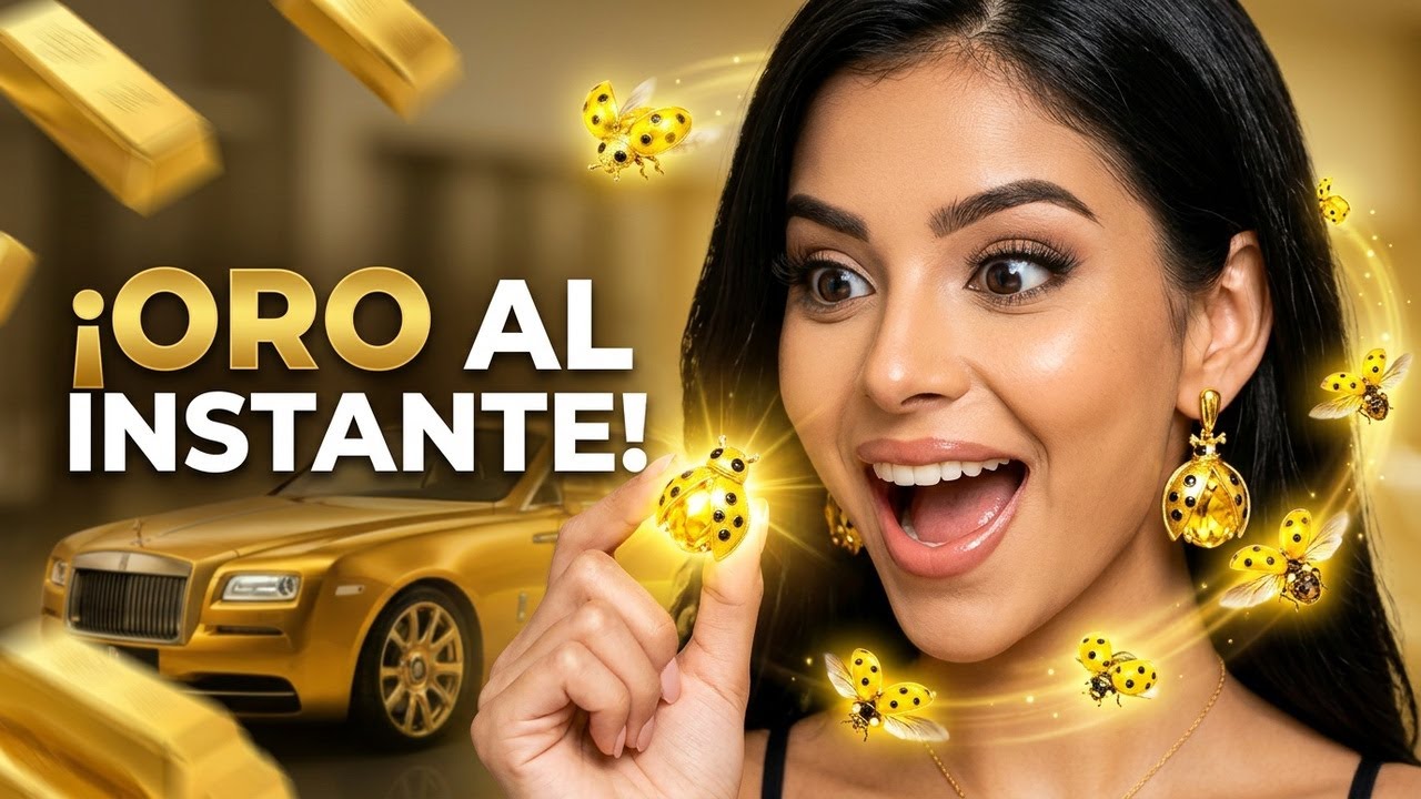 Mariquitas Amarillas El Imán del Oro y el dinero, abundancia en todas sus manifestaciones!