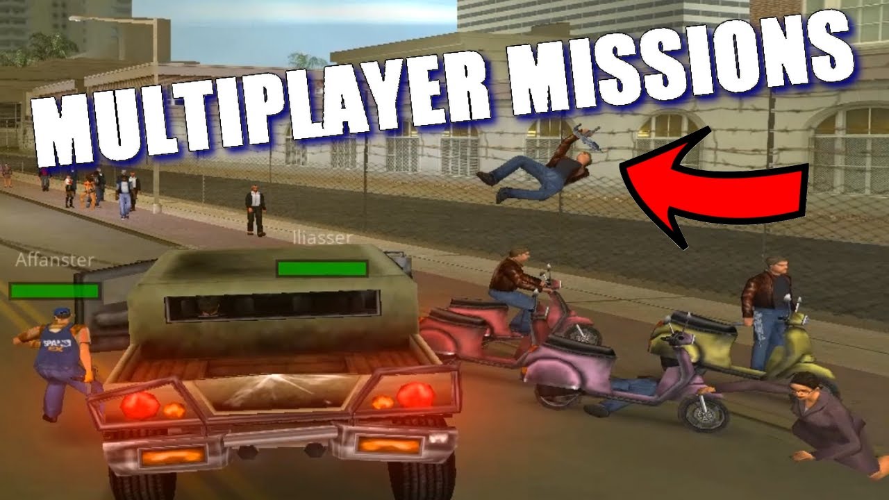 ❗️❗️ GTA Vice City Multiplayer MISSIONS with REAL 🚶🏻🚶🏻 NPCS❗️❗️ (Part 2)