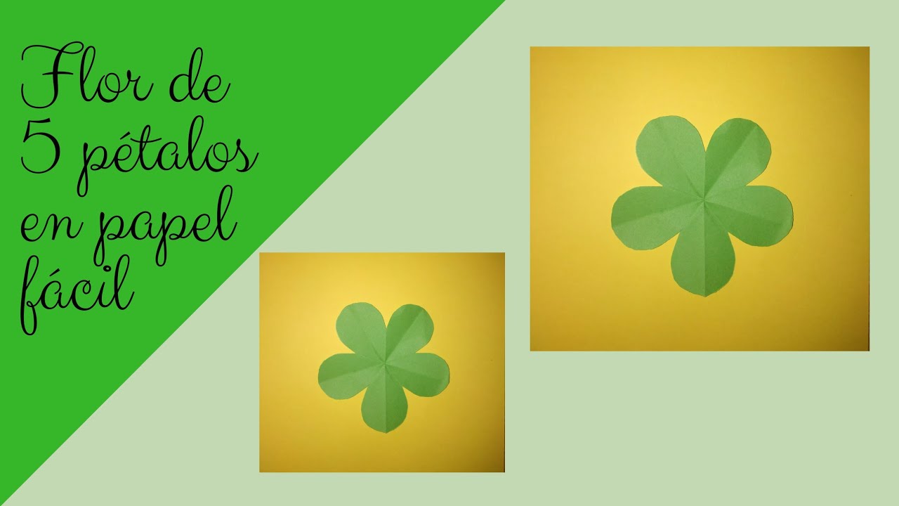 🌸DIY molde FLOR de 5 p&eacute;talos, MUY F&Aacute;CIL🌸
