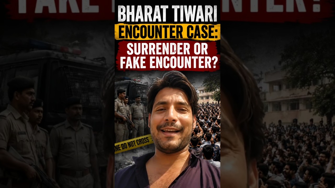 Bharat Tiwari Encounter Case Surrender or Fake Encounter #shorts #ytshorts #youtubeshorts