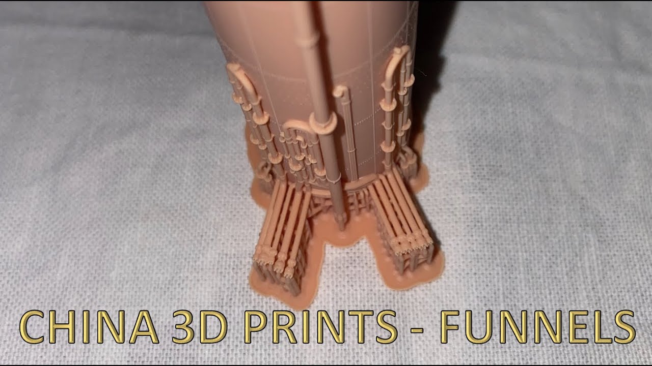 1:200 Titanic Add on Review 4 - China 3D Printed Funnels