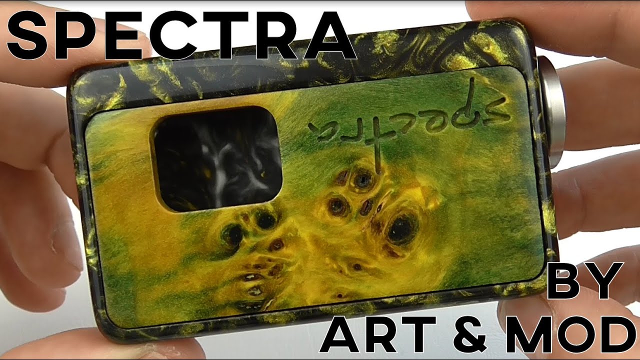 SPECTRA BY ART & MOD - Special Resin and Stabilized wood door - HIGH END SQUONKER