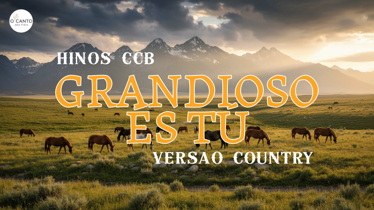 Grandioso és Tú - Hino 378 CCB - COM LEGENDA