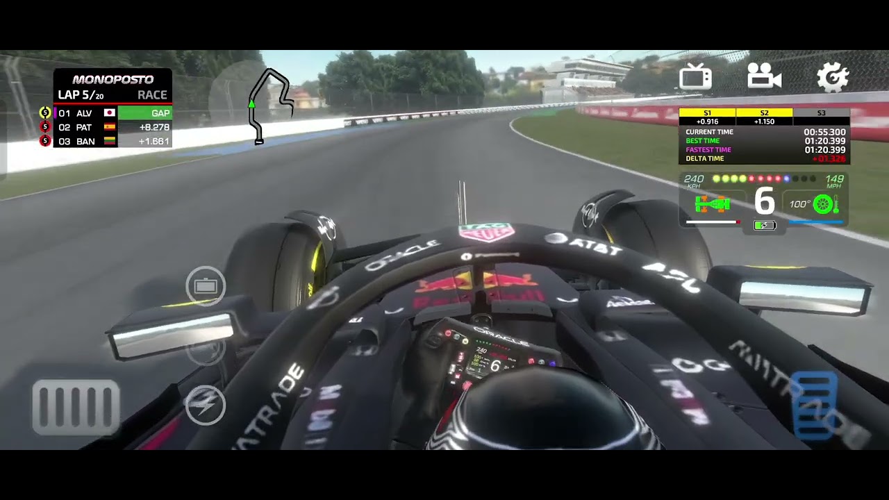 Monoposto f1 race in australian race 8
