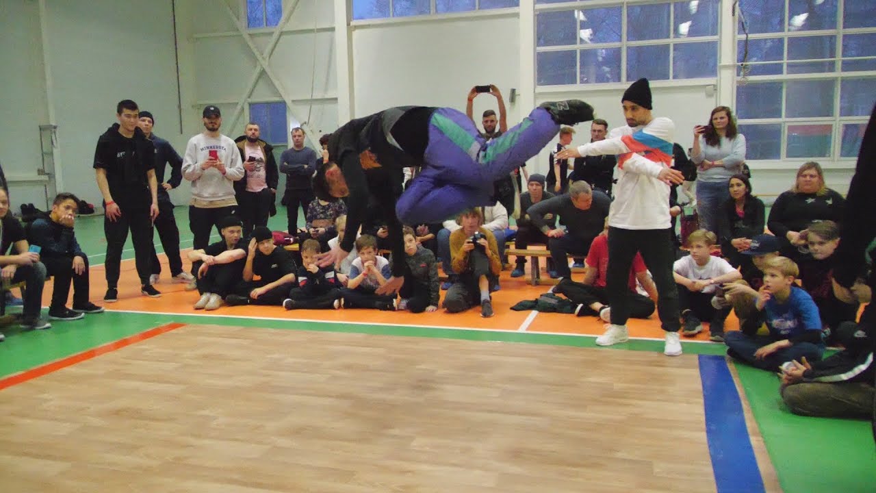bboy Slavon057 vs Plastmass vs Muromets - брейкданс чемпионат г.Королев