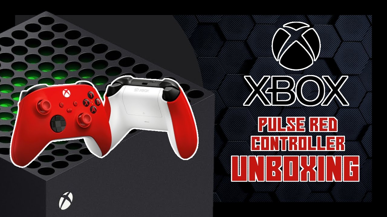 Xbox Pulse Red Controller UNBOXING (Xbox Series X|S)
