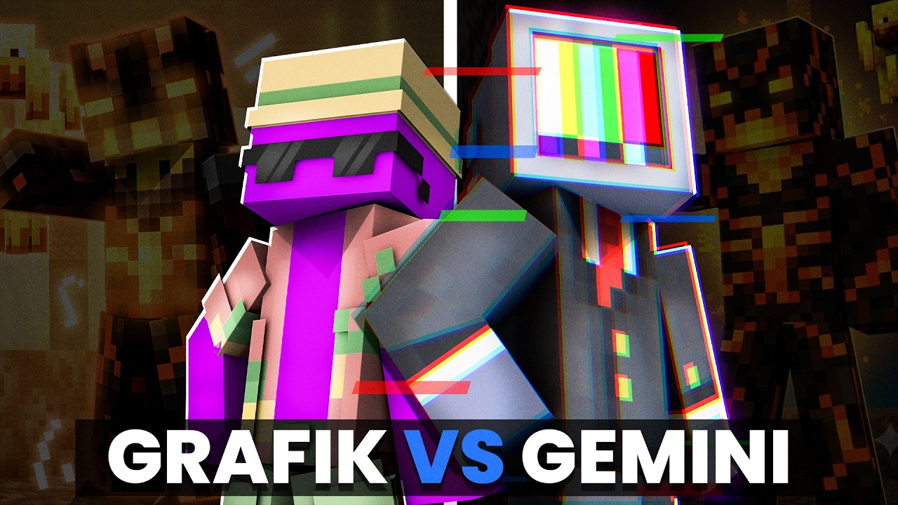 AI vs Grafik Minecraft 2
