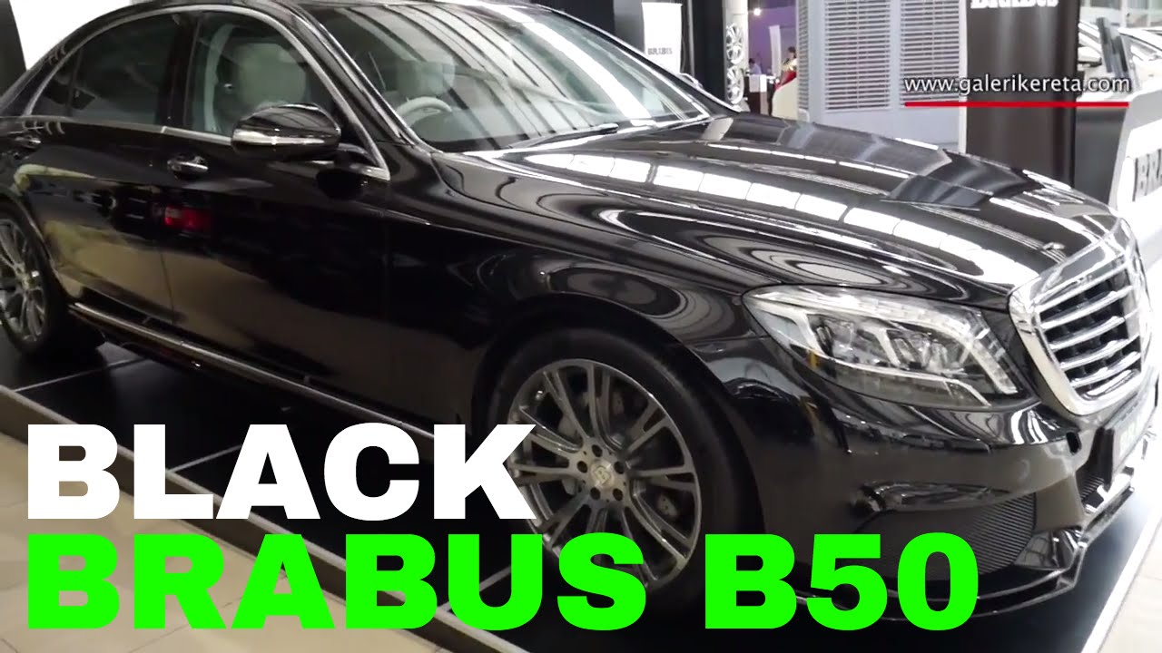 Black Edition Brabus B50 Exterior Show | Galeri Kereta