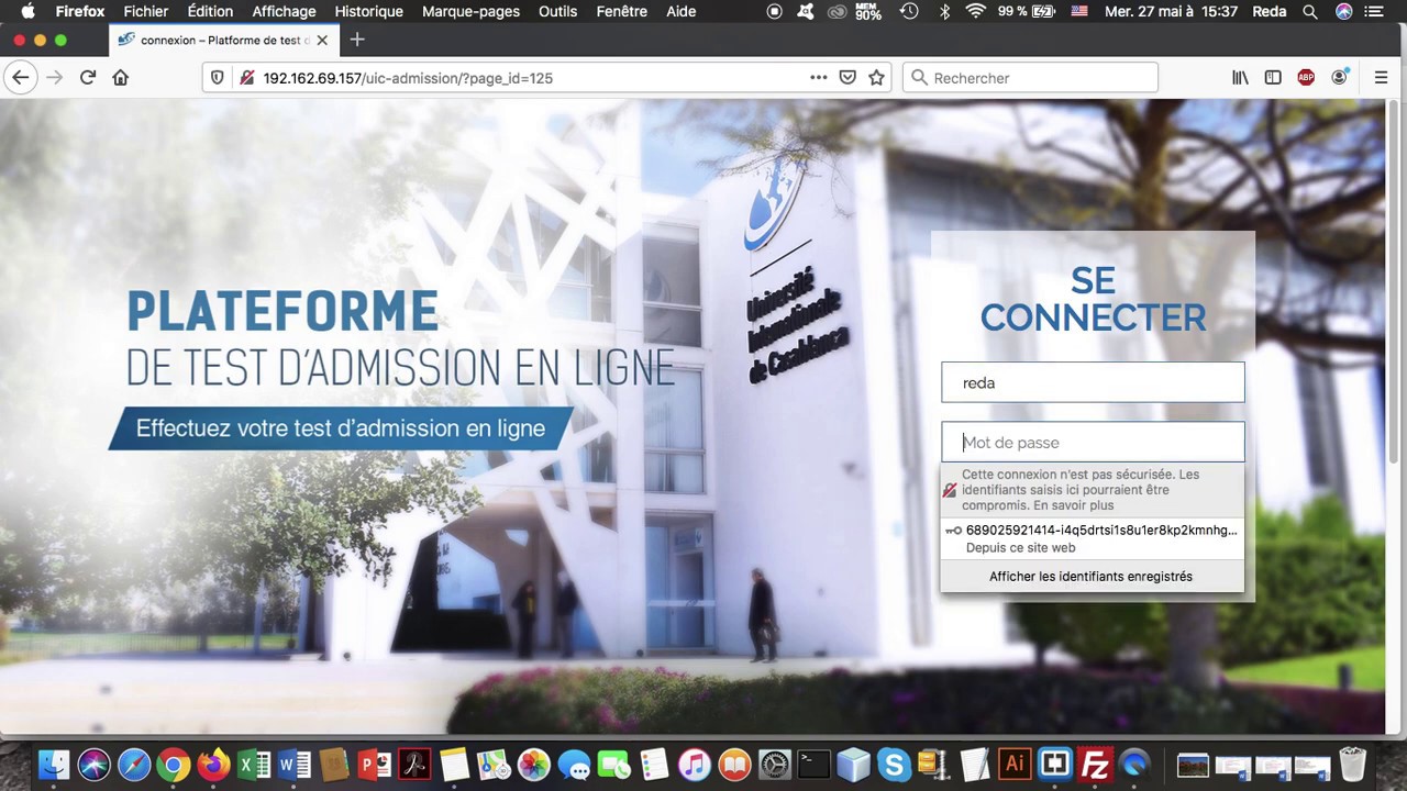UX Candidat UIC Tests en ligne