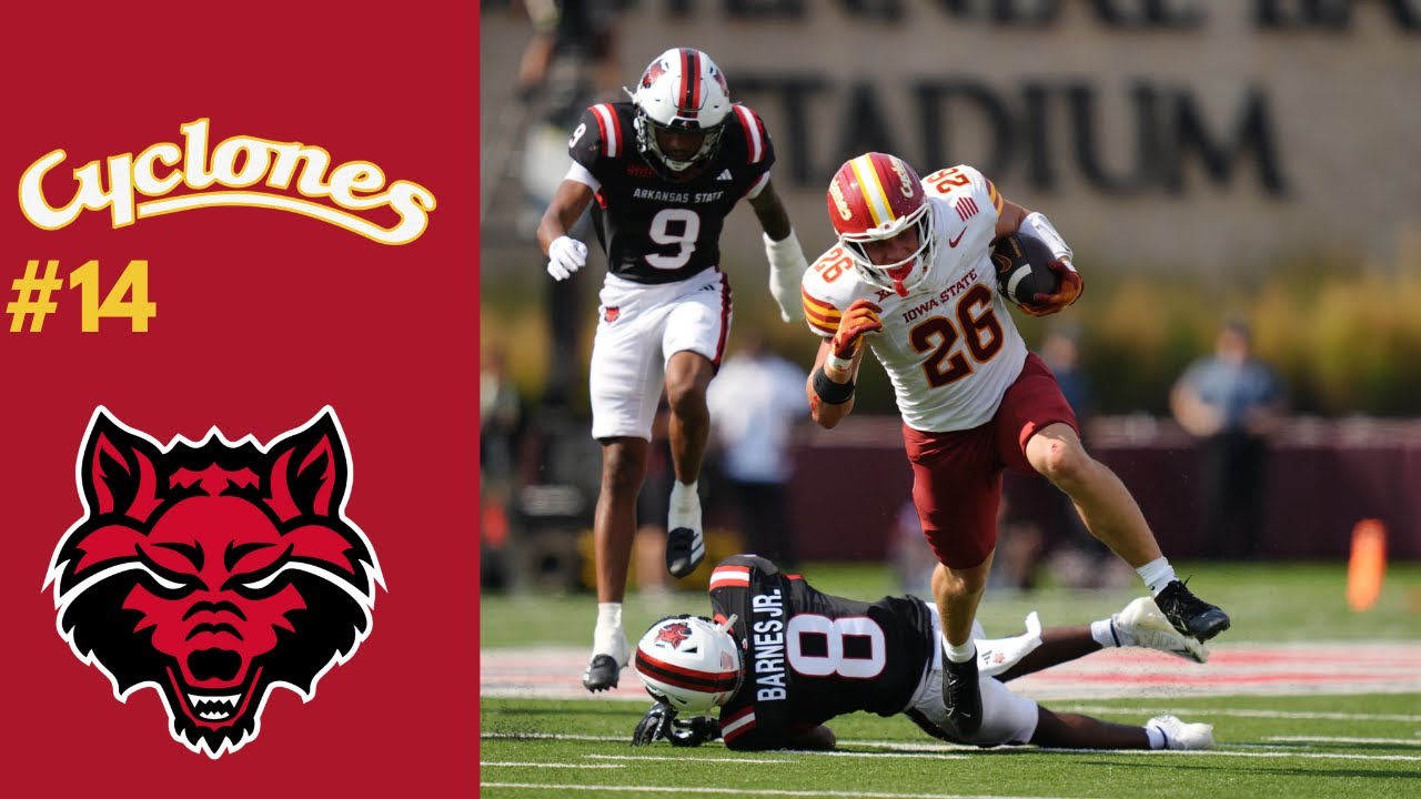 #14 Iowa State Cyclones vs Arkansas State Red Wolves (09-13-25) Full Game