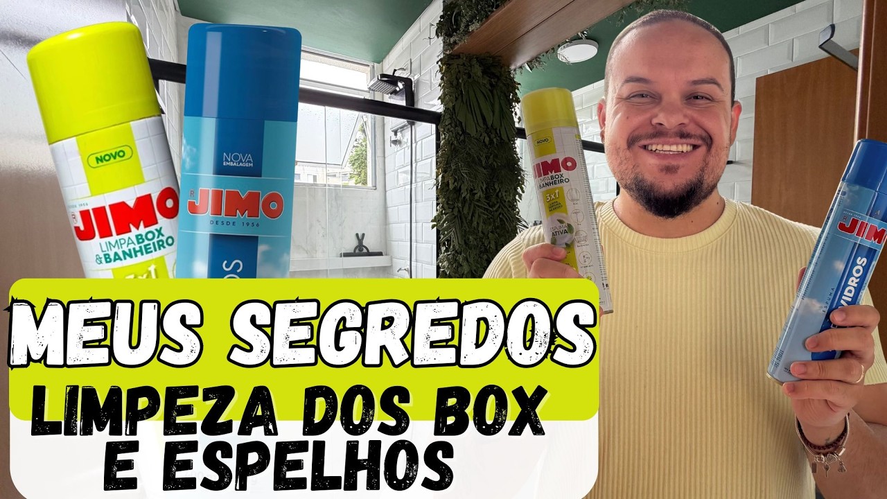 FAÇA ISSO NO BOX E ELE NUNCA MAIS FICARÁ MANCHADO DE GORDURA DO CORPO COM APENAS UM ITEM DE LIMPEZA.