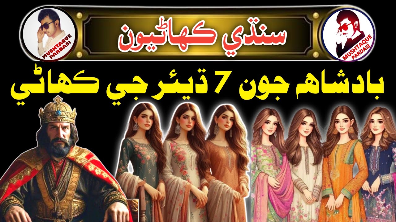 Badshah Ki 7 Betiyan Ki Kahani Part 2 | King And 7 Daughters | Sindhi Kahani Mushtaque Pardasi