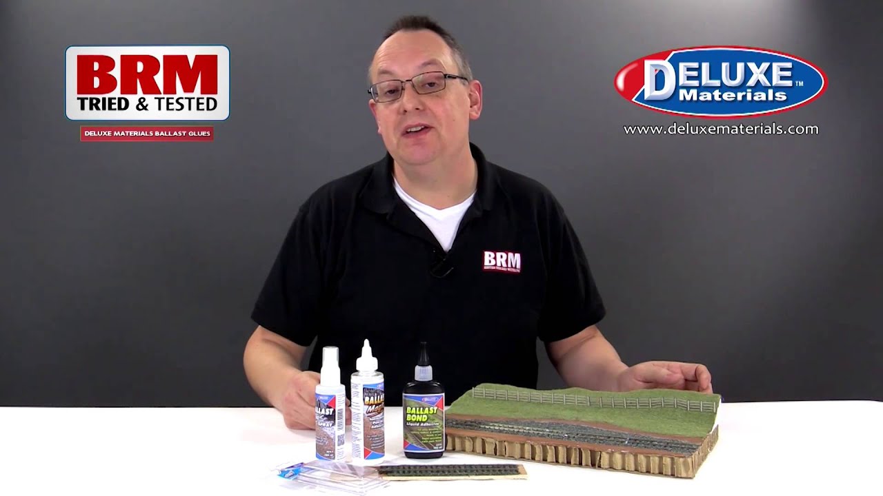 BRM tests...Ballast Glues from Deluxe Materials