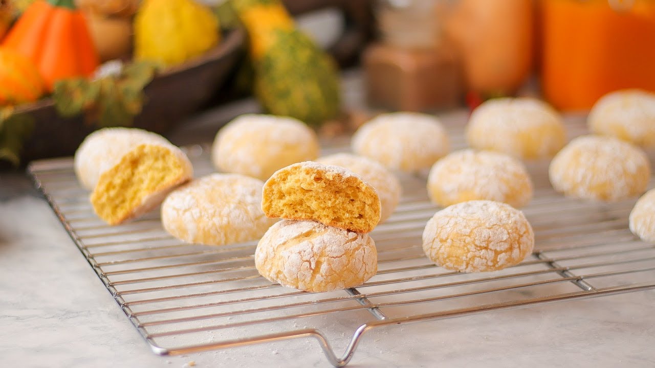 Pumpkin Crinkle Cookies | Raspucanci Sa Bundevom