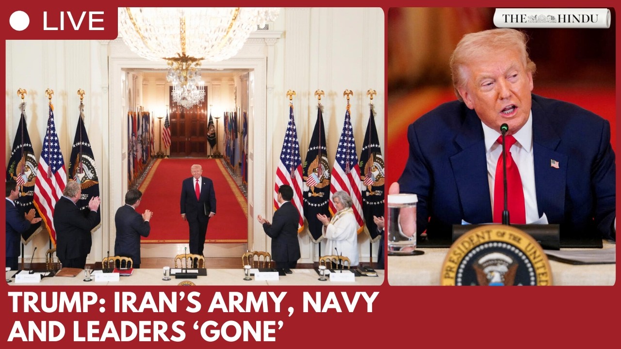 U.S. President Donald Trump says Iran’s army, navy and leaders ‘gone’ in Washington