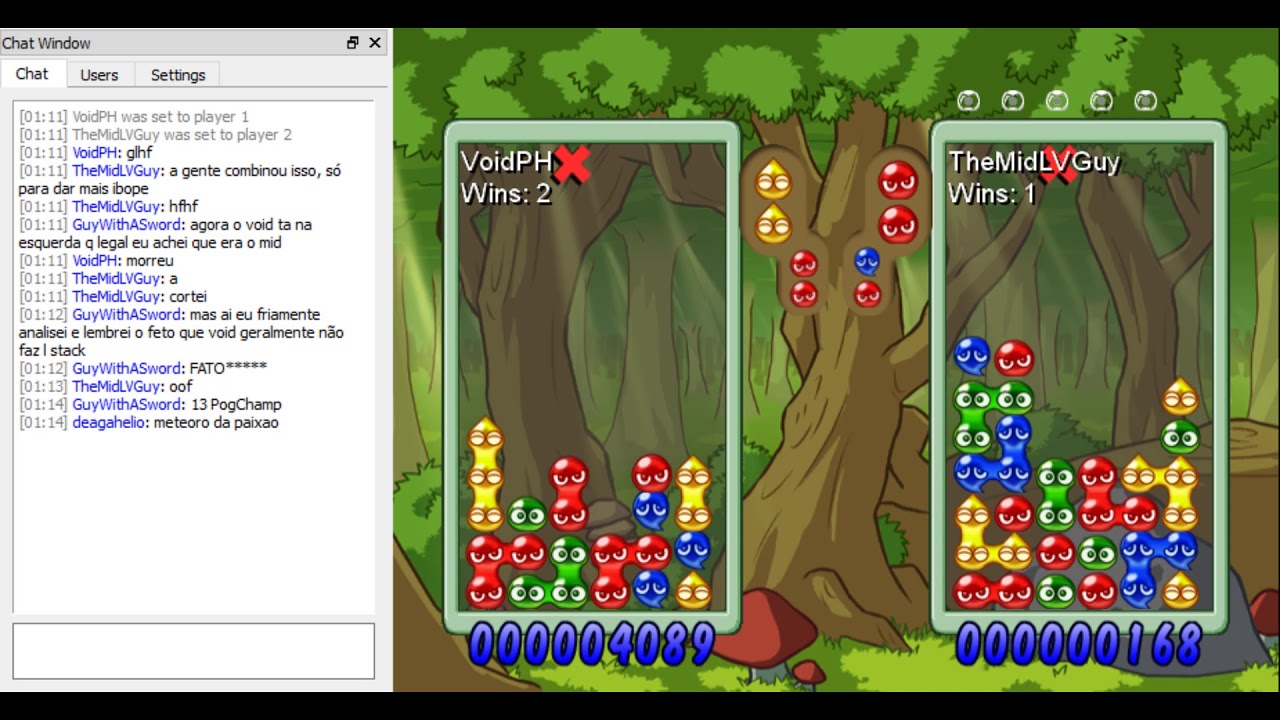 Puyo Masters BR 1 - Match 13 - TheMidLVGuy vs VoidPH