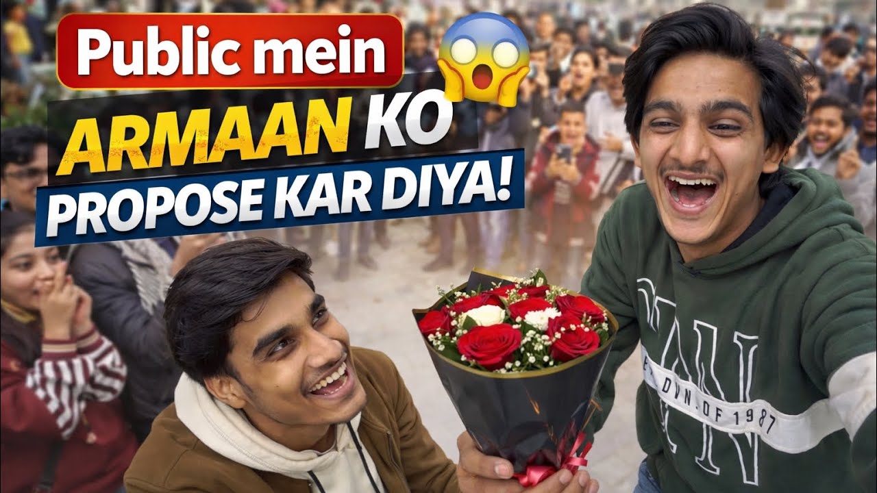 Public Mein Armaan Ne Kar Diya Proposal 💍 
