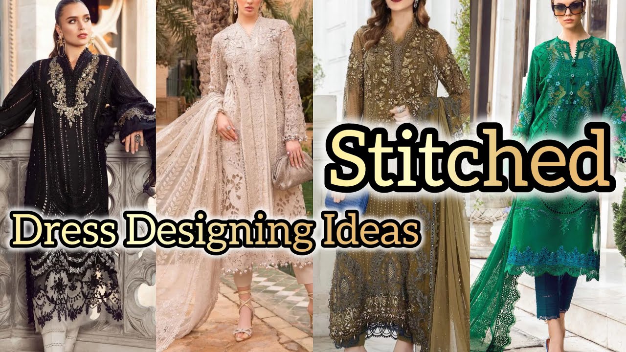 Maria b chiffon collection 2024 stitched Dresses | Dress Designing Ideas