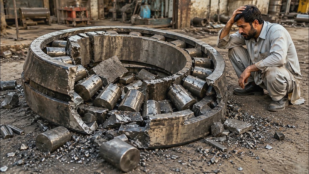 First Time in Pakistan! Completely Broken Giant Bearing Manufactured Brand New