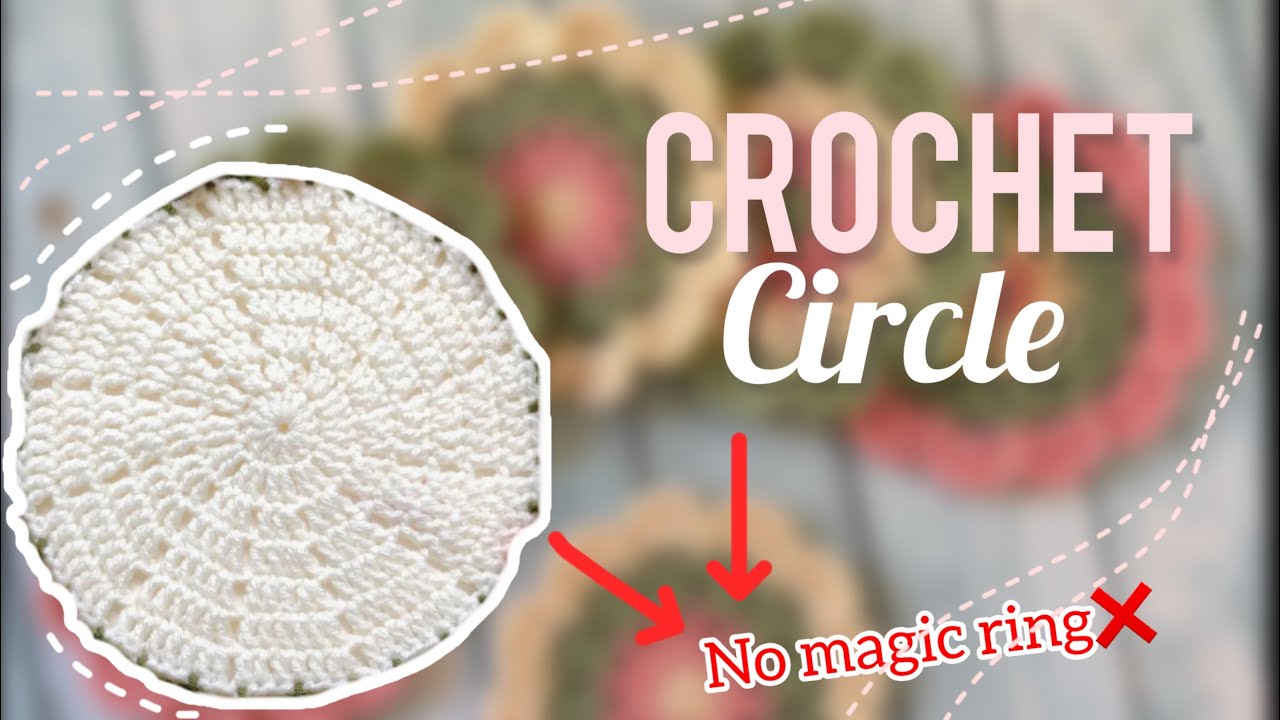 Crochet Circle Tutorial For Beginners 👆🏼
