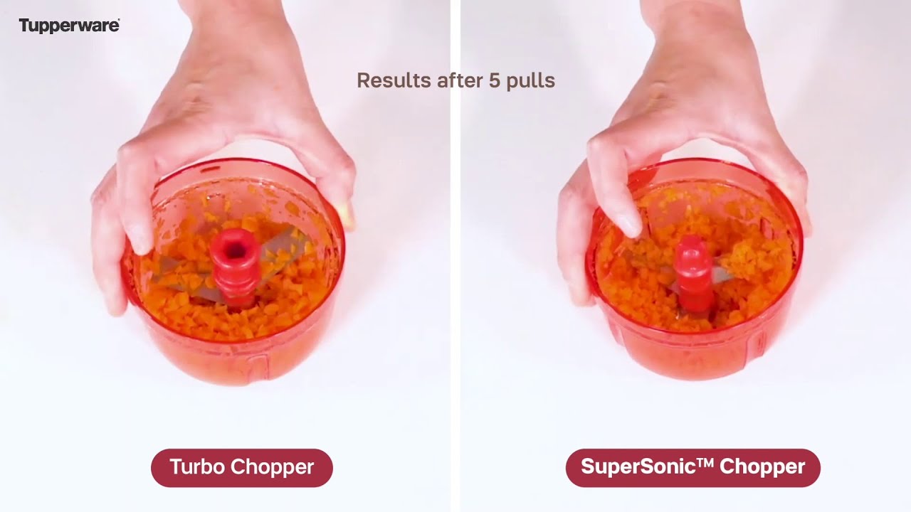 Tupperware SuperSonic™ Chopper VS Tupperware Turbo Chopper
