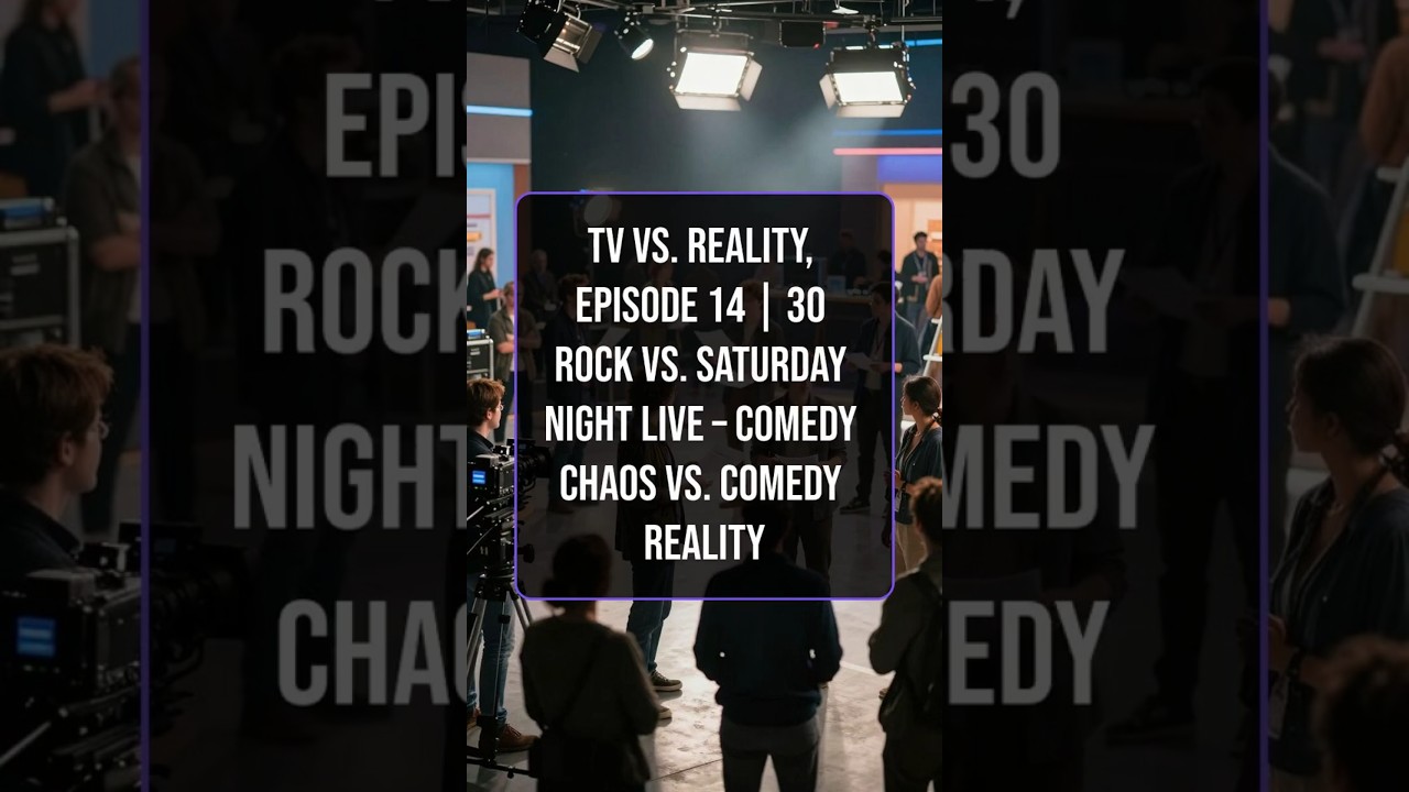 TV vs. Reality, Episode 14 | 30 Rock vs. Saturday Night Live – Comedy Chaos vs. Comedy Reality