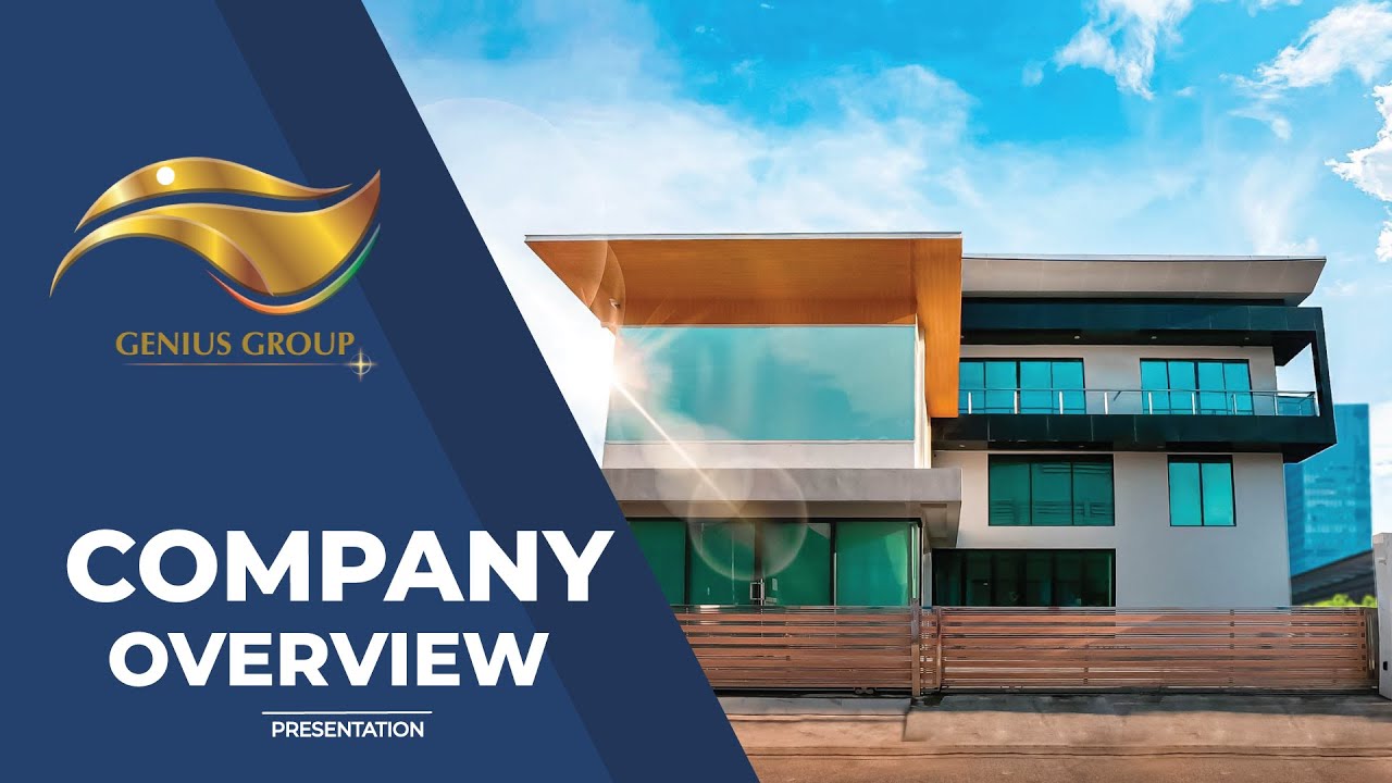 Company Profile Genius Group จีเนียสกรุ๊ป 2023