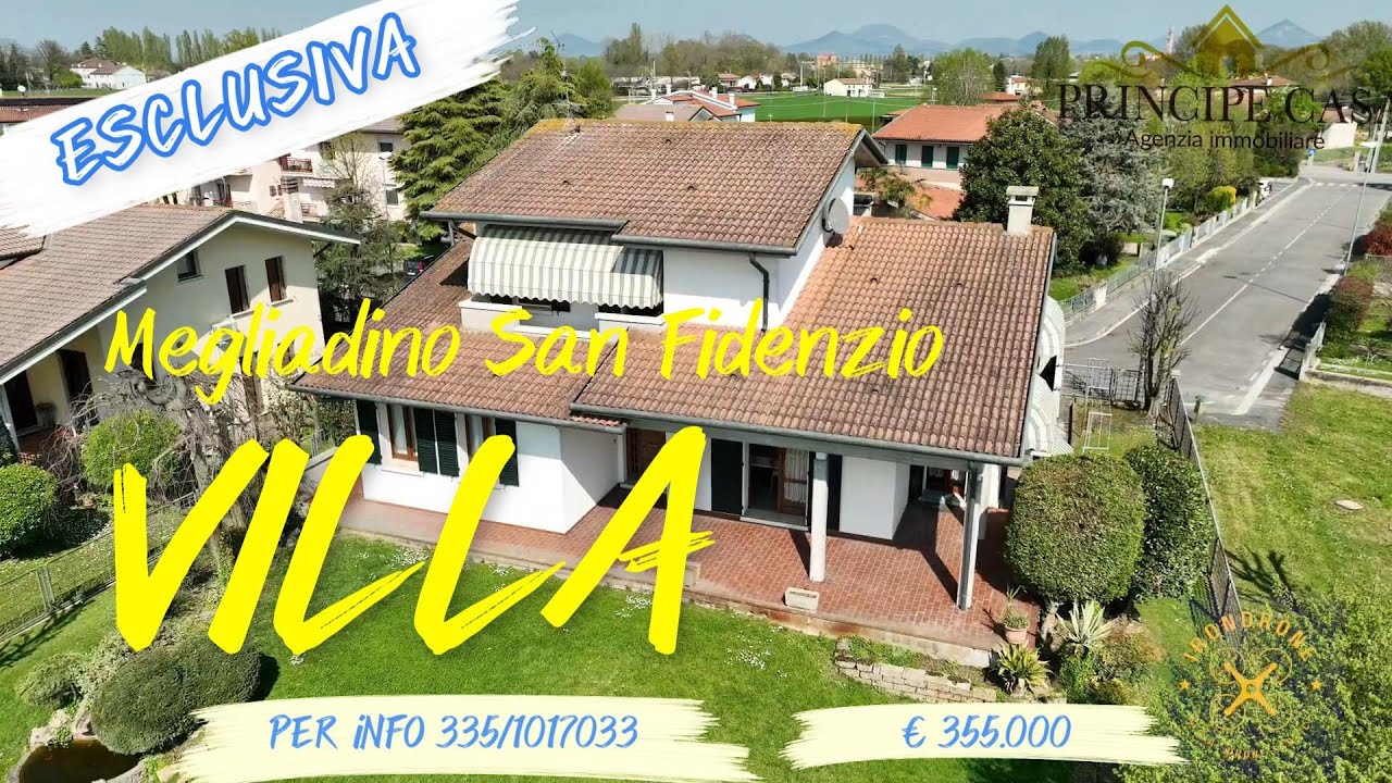 Megliadino San Vitale - Villa con Giardino e Doppio Garage. Per Info 335/1017033 - 0429-602835
