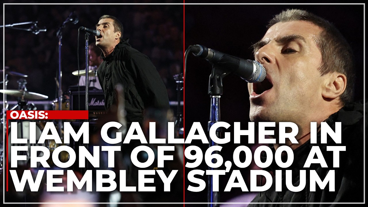 'LIAM GALLAGHER'S FULL WEMBLEY SET' | Oasis Frontman Belts Out Classic Tracks From Definitely, Maybe