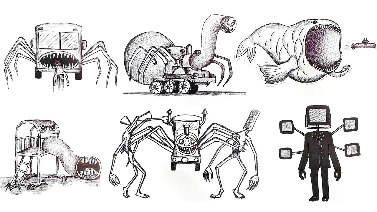 My drawings for the first year Hathor Art channel